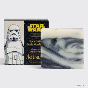 Star Wars??& Kitsch Shea Butter Moisturizing Solid Body Wash - Stormtrooper Swirl